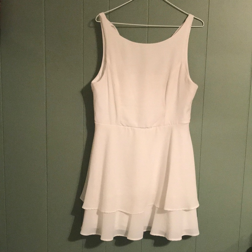 B Darlin white dress